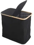 HTI-Living W&auml;schebox Grau Textilstoff W&auml;schebox Grau Textilstoff