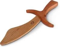 BestSaller 1141 - Entermesser / Piratendolch, Birkenholz ge&ouml;lt, 28cm,...