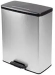 Curver Deco bin slim 254610 M&uuml;lleimer 65 l (B x H x T) 480 x 615 x 280 mm Silber,