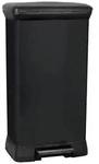 Curver Deco bin metalics 246364 M&uuml;lleimer 50l (B x H x T) 390 x 720 x 290mm Schwarz