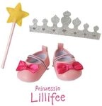 Puppen-Accessoires-Set ''Prinzessin Lillifee'', 3-teilig : Ballerinas, Glitzer