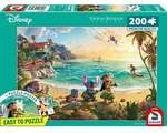 Schmidt 56557 - Disney, Lilo & Stitch, Puzzle mit Poster, 200 Teile aus NATPAX&reg;