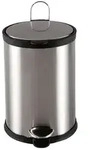 HTI-Living Treteimer Jannik 12L Silber/Schwarz Treteimer Jannik 12L Silber/Schwarz