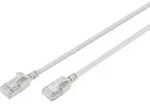 Digitus DK-1632-A-050S RJ45 Patchkabel CAT 6a F/FTP 5 m Grau Farbcodiert, Geschirmt,