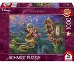 Puzzle Disney Thomas Kinkade Rapunzel Tangled up in Love 1000 Teile