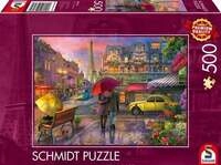 Schmidt 59713 - Regenzauber in Paris, Puzzle 500 Teile