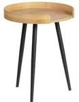 Beistelltisch Mod. Loft, aus Bambus und Metall Beistelltisch Mod. Loft, aus Bambus und Metall