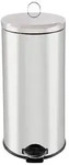HTI-Living Abfalleimer mit Tritt Jannik 30L Silber Edelstahl
