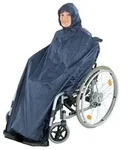 Rollstuhl-Regencape, mit Kordelzug