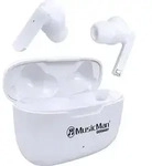 Music Man BT-X63 In Ear Headset Bluetooth&reg; Stereo Wei&szlig; Headset, Ladecase,