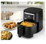 GourmetMaxx GOURMETmaxx Hei&szlig;luft-Fritteuse Digital 4l 1300W schwarz matt