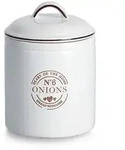 neuetischkultur Vorratsdose "Onions", 1620 ml, Keramik, wei&szlig;