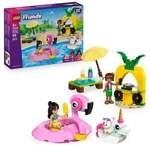 LEGO Friends 42658 Poolparty mit Einhorn und Flamingo, Spielzeug