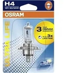Osram Automotive 4062172395748 Halogen Leuchtmittel Ultra Life H4 55/60W 12V