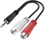 Hama 00200350 Klinke / Cinch Audio Anschlusskabel [1x Cinch-Kupplung - 1x