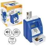 Idena Spardose Geldautomat mit Sound blau