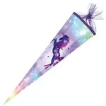 Nestler Schult&uuml;te Galaxy Unicorn eckig mit T&uuml;llverschluss 85cm