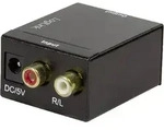 LogiLink CA0102 Toslink / Cinch Audio Adapter [2x Cinch-Buchse, Cinch-Buchse - 1x