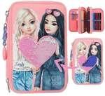 TOPModel 3 Fach Federtasche mit Wendepailletten