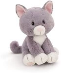 NICI Kuscheltier Katze sitzend grau 20cm