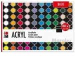 Marabu Acrylfarben Set Basic 80x3,5ml