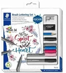STAEDTLER Schreib- und Zeichbedarf pigment brush Lettering Set Design Journey, 9er