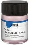 KREUL Acryl Metallicfarbe ros&eacute;gold 50ml Glas