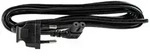 AS Schwabe 70883 Strom Netzkabel Schwarz 3m