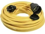 AS Schwabe 60342 Strom Verl&auml;ngerungskabel 16A Gelb 15.00m AT-N07V3V3-F 3G 2,5mm2