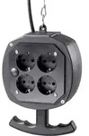 AS Schwabe 60971 8fach Steckdosen-Verteiler Schwarz