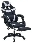 HTI-Living Drehstuhl Krit Eco Schwarz Weiss PVC Drehstuhl Krit Eco Schwarz Weiss PVC