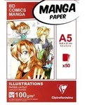 Layoutblock f&uuml;r Mangas und Comics A5 50 Blatt 100g