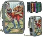 Dino World 3 Fach Federtasche BITE