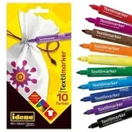 Idena Textilmarker 2-5mm rund 10 St&uuml;ck