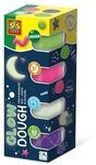 SES CREATIVE Leuchtknete Feel good glow 4x90g