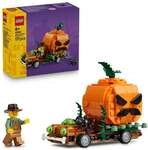 LEGO Pickup mit Halloweenk&uuml;rbis Modellbau - Deko zum Tag der Toten 40822