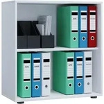 Holz B&uuml;ro Regal B&uuml;cher Ordner Aktenregal Lona 2f