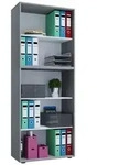 Holz B&uuml;ro Regal B&uuml;cher Ordner Aktenregal Lona 5f