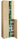 B&uuml;roschrank B&uuml;cher Ordner Aktenschrank Lona 6fach
