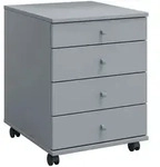Rollcontainer B&uuml;rocontainer Schublade Lona 50 cm