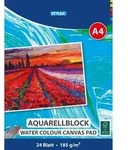 STYLEX Aquarellblock kopfgeleimt 185g/m2 DIN A4 24 Blatt