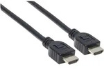 Manhattan HDMI Anschlusskabel HDMI-A Stecker, HDMI-A Stecker 10.00 m Schwarz 353977