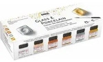 KREUL Glass & Porcelain Classic Metallicfarben Set, 6 x 20 ml