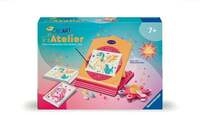CreArt, Malen nach Zahlen Kinder - Neon Atelier Einhorn
