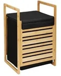 W&auml;schetruhe Mod. Ecori, Bambus, recyceltes Polyester