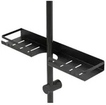 Turbo-Loc&reg; Duschstangencaddy Mod. Altarella L, Schwarz, aus Edelstahl