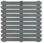 Duschmatte Mod. Indoor & Outdoor Grau 55 x 55 cm, mit rutschhemmender Struktur