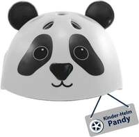 HUDORA 84911 - Kinderhelm Panda, Gr. 44-47, Sicherheitshelm f&uuml;r Fahrrad und