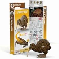 EUGY - 3D Bastelset Brauner Kiwi
