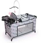 Multibett f&uuml;r Puppen bis 46cm schwarz